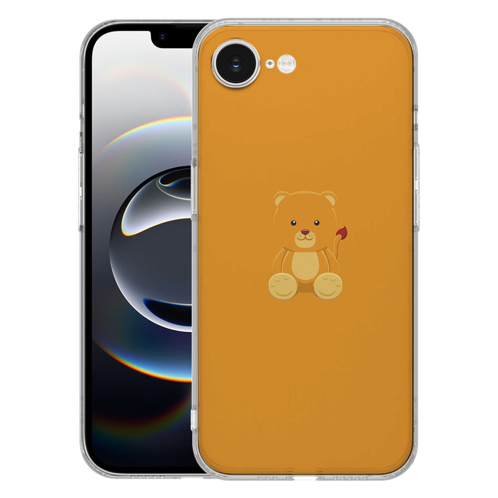 Apple iPhone 16e TPU Hoesje iPhone 16e Baby Beer Backcover achterkant schattige beer