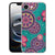 TPU Hoesje iPhone 16e Cirkels en Vlinders backcover design aanzicht