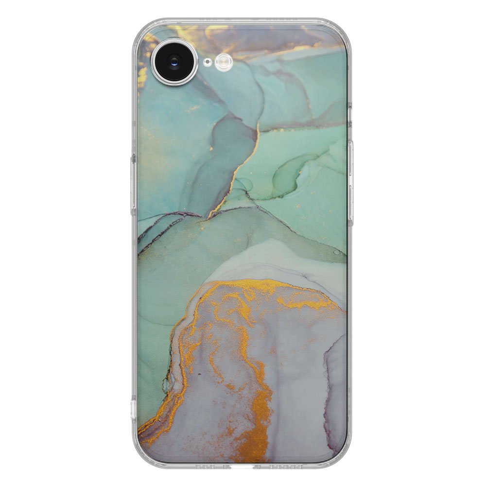 Apple iPhone 16e TPU Hoesje iPhone 16e Watercolor Mix Backcover achteraanzicht