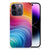 TPU Hoesje voor Apple iPhone 14 Pro Regenboog met kleurrijk golfdesign 🌈