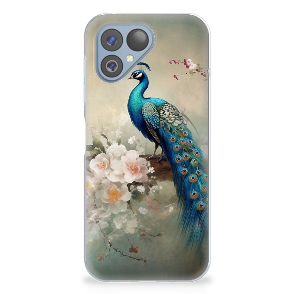TPU Hoesje voor Fairphone 5 Vintage Pauwen