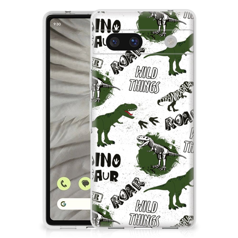 TPU Hoesje voor Google Pixel 7A Dinosaurus B2C Telecom