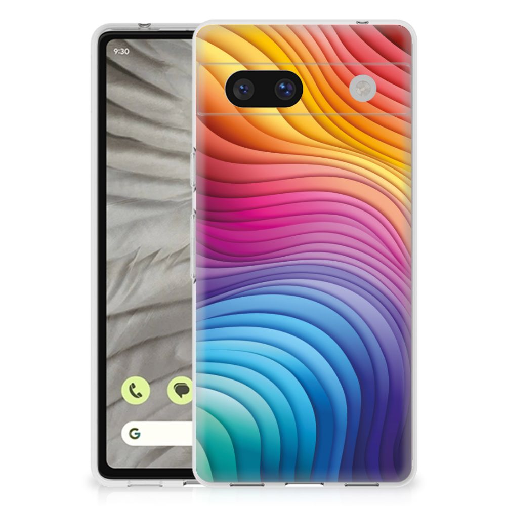 TPU Hoesje voor Google Pixel 7A Regenboog B2C Telecom