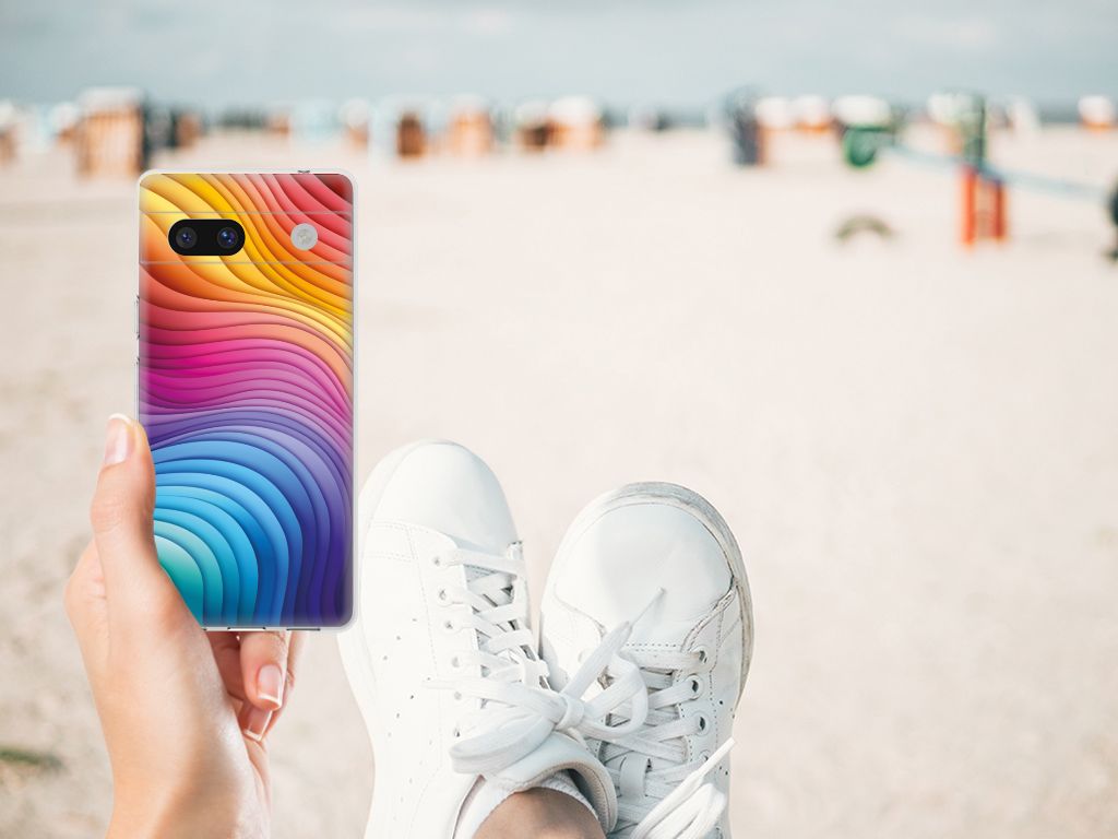 TPU Hoesje voor Google Pixel 7A Regenboog B2C Telecom