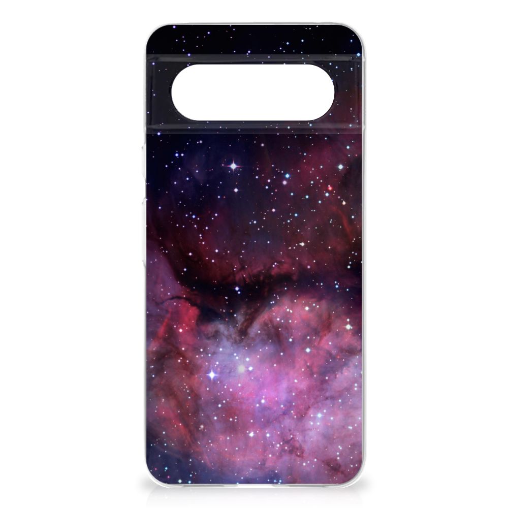 TPU Hoesje voor Google Pixel 8 Galaxy heelal design achterkant