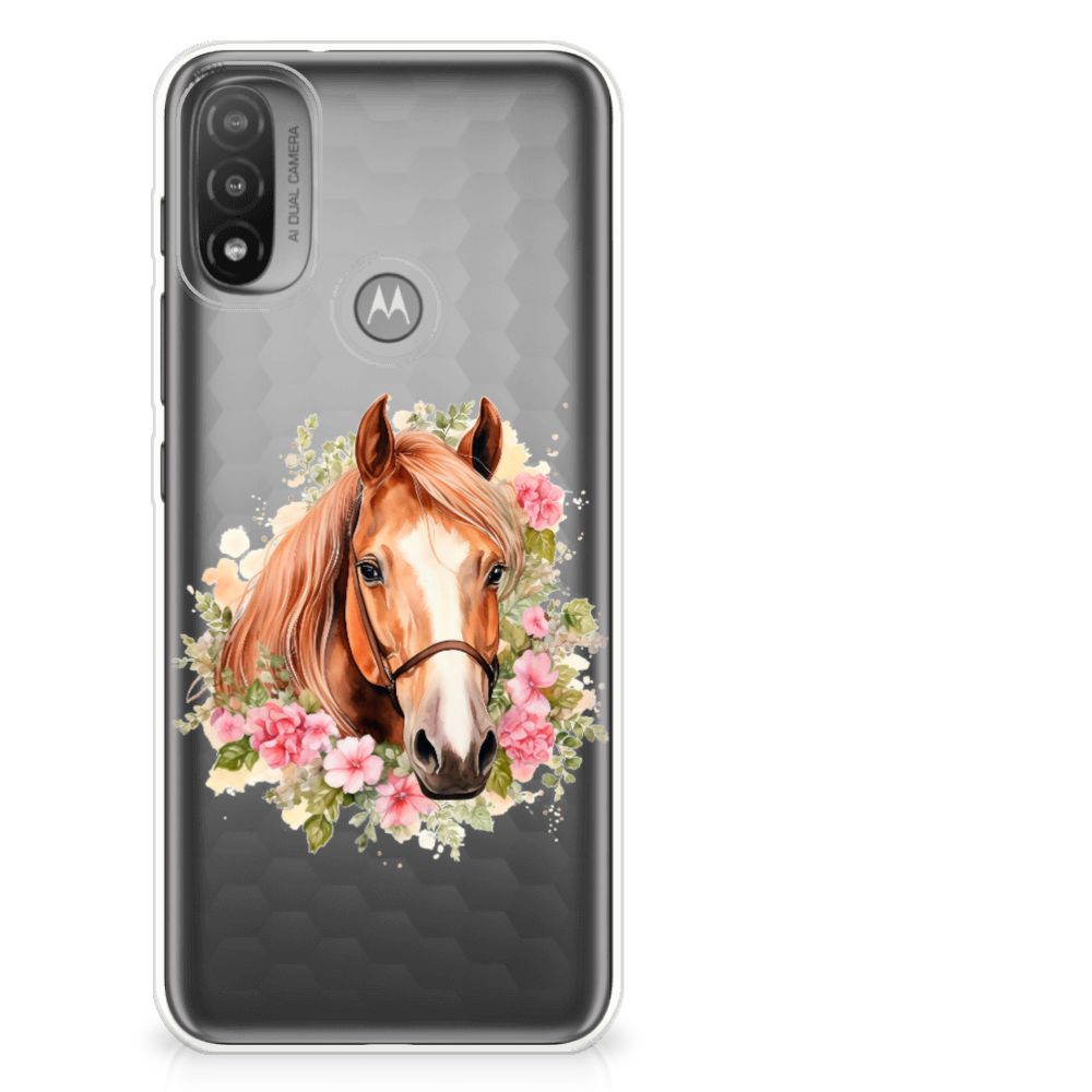 TPU Hoesje voor Motorola Moto E20 | E40 Paard B2C Telecom