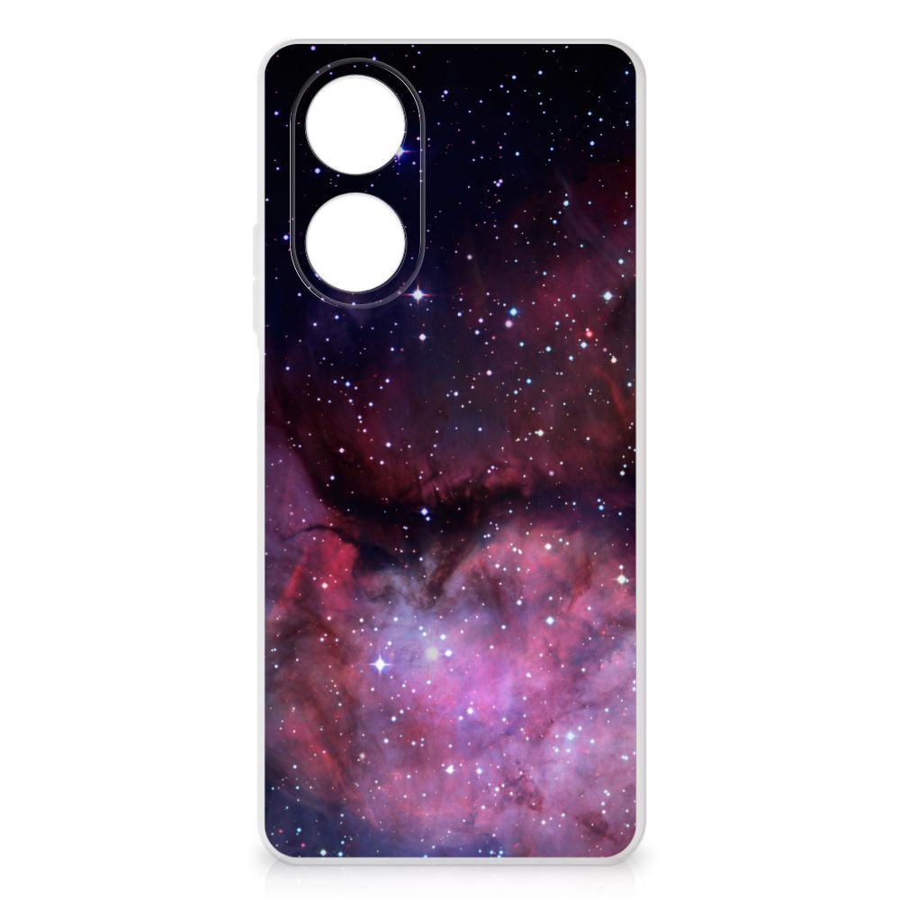 TPU Hoesje voor OPPO A58 4G Galaxy heelal design achterkant