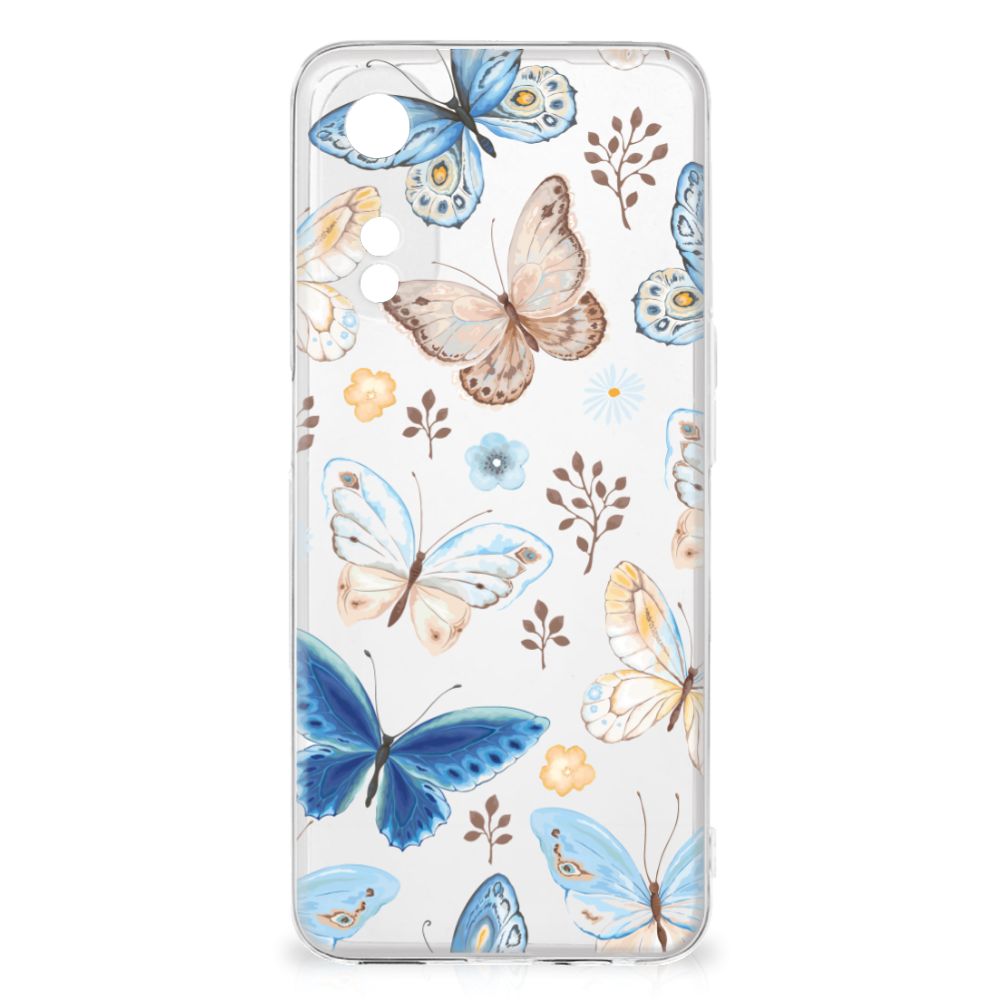 TPU Hoesje voor OPPO A78 5G | A58 5G Vlinder vlinderdesign voorkant