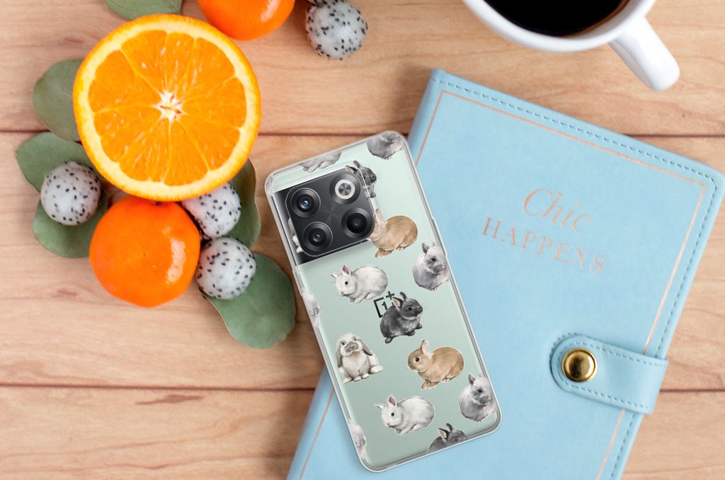 TPU Hoesje voor OnePlus 10T Konijntjes