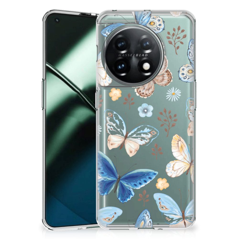 OnePlus 11 TPU Hoesje Vlinder design achterkant