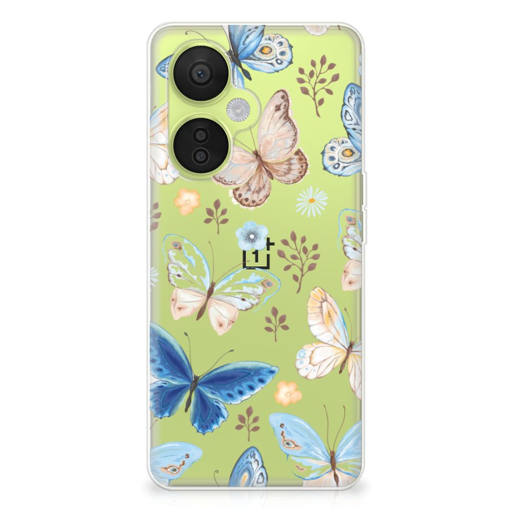 OnePlus Nord CE 3 Lite TPU Hoesje Vlinder achterkant
