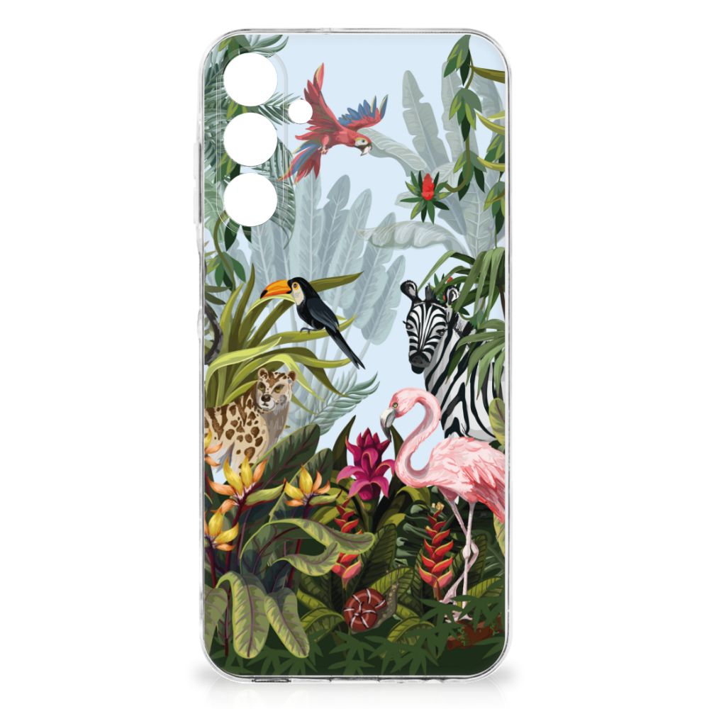 Samsung Galaxy A16 TPU Hoesje Jungle design achterkant