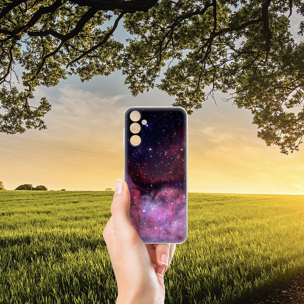 TPU Hoesje voor Samsung Galaxy M14 Galaxy met heelal design, ideaal als cadeau voor bescherming en gebruiksgemak.