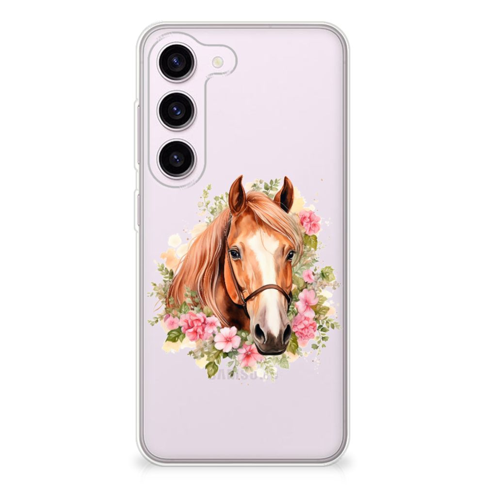 Samsung Galaxy S23 TPU Hoesje Paard voorkant
