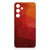 Samsung Galaxy S24 FE TPU Hoesje Polygon Red achteraanzicht