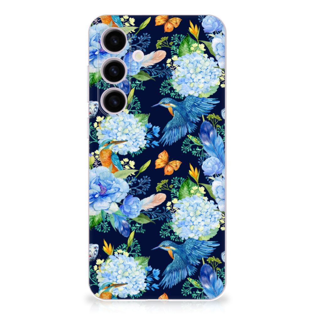 Samsung Galaxy S24 Plus TPU Hoesje IJsvogel design achterkant