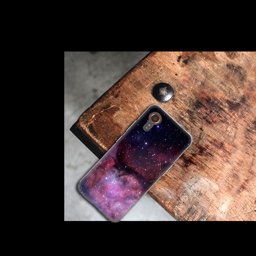 TPU Hoesje voor Samsung Galaxy Xcover 7 Galaxy sterrenruimte ontwerp bovenaanzicht