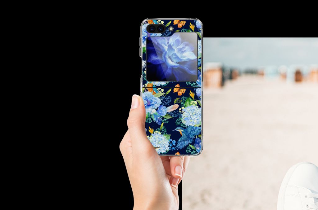 TPU Hoesje voor Samsung Galaxy Z Flip 5 IJsvogel