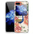 Samsung Galaxy Z Flip 5 TPU Hoesje Pink Peacock achteraanzicht