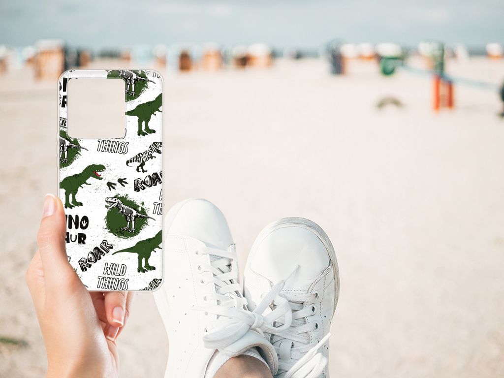 TPU Hoesje voor Xiaomi 13T Dinosaurus met dino design, perfect voor cadeau en bescherming! 🦖