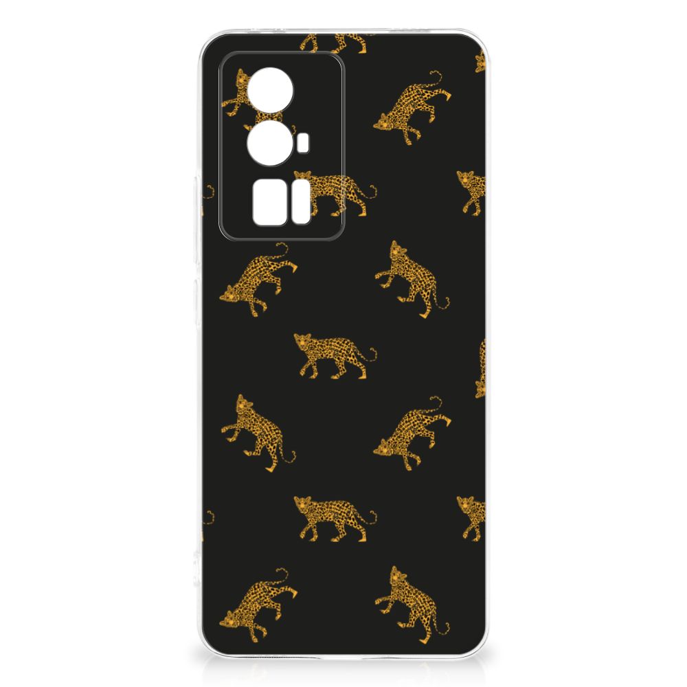 TPU Hoesje voor Xiaomi Poco F5 Pro Leopards design achterkant
