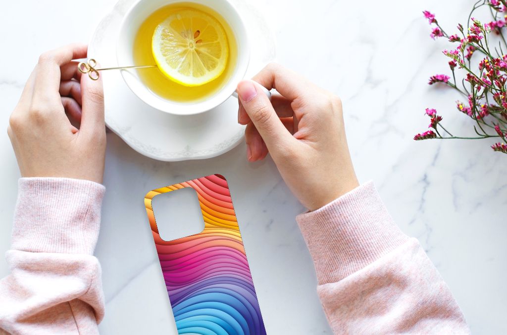 TPU Hoesje voor Xiaomi Redmi 10C Regenboog