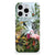 TPU Hoesje voor iPhone 15 Pro Jungle met dieren zoals een tucaan, zebra 🦓 en flamingo.