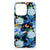 TPU Hoesje voor iPhone 16 Pro Max IJsvogel bloemen design voorkant