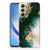 Samsung Galaxy A05S TPU Siliconen Hoesje Marmer Groen achterkant aanzicht