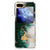Samsung Galaxy Z Flip 6 TPU Siliconen Hoesje Marmer Groen achterkant