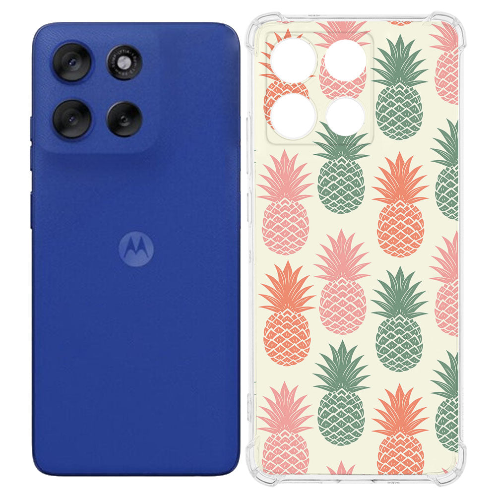 Motorola Moto G56 TPU Telefoonhoesje Ananas backcover achterzijde