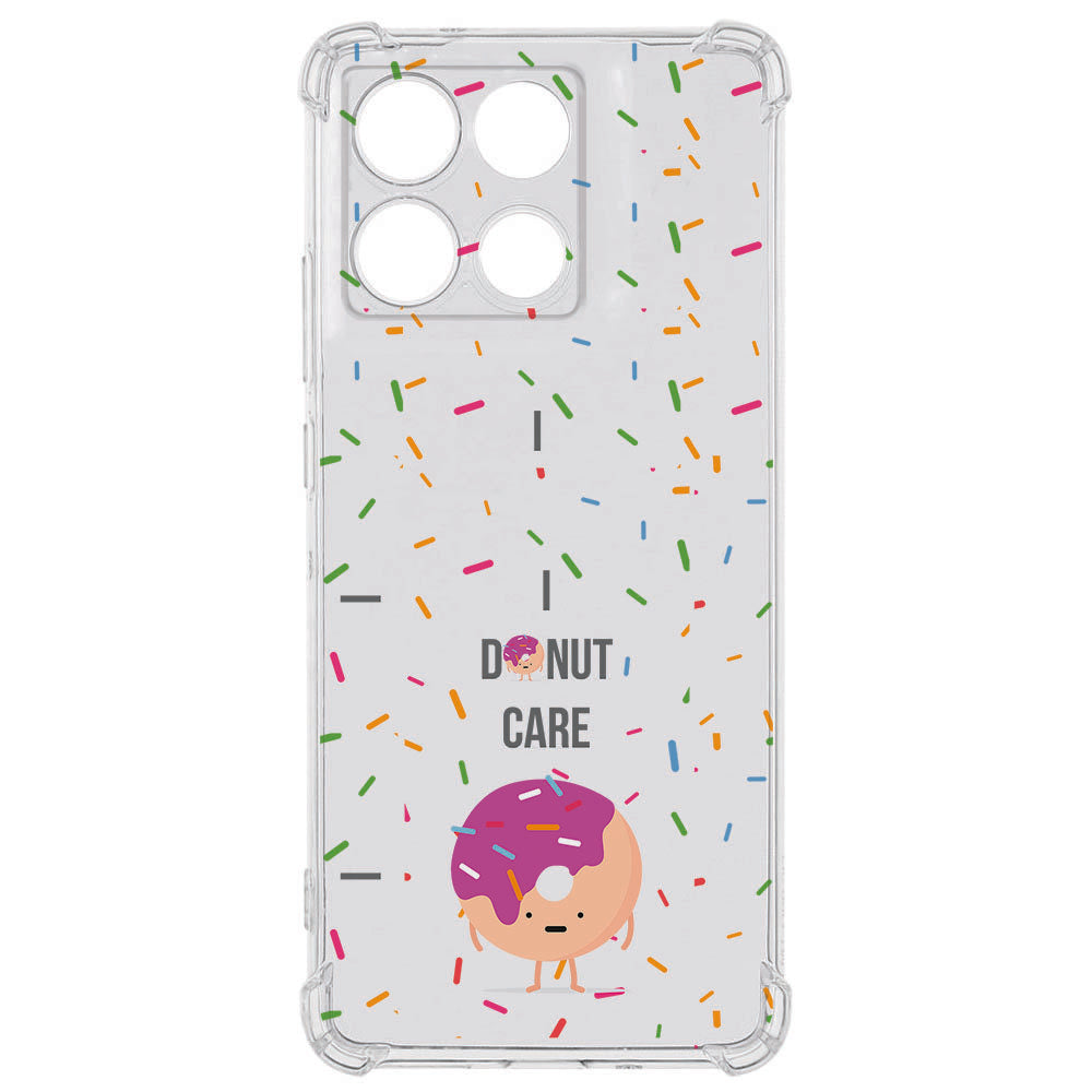 TPU Telefoonhoesje Motorola Moto G56 Donut backcover kleurrijke donuts design achterkant