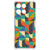 TPU Telefoonhoesje Motorola Moto G56 Funky Retro backcover design kleurrijk geometrisch patroon aanzicht