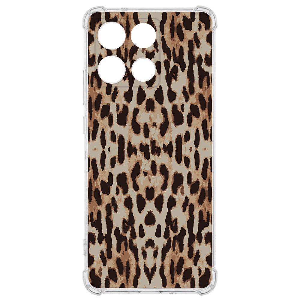 TPU Telefoonhoesje Motorola Moto G56 Leopard backcover achterkant ontwerp