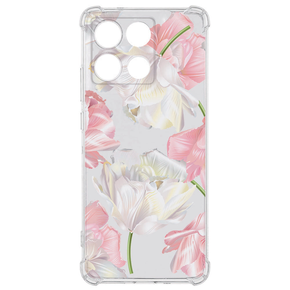 Motorola Moto G56 TPU Telefoonhoesje Lovely Flowers backcover voorzijde