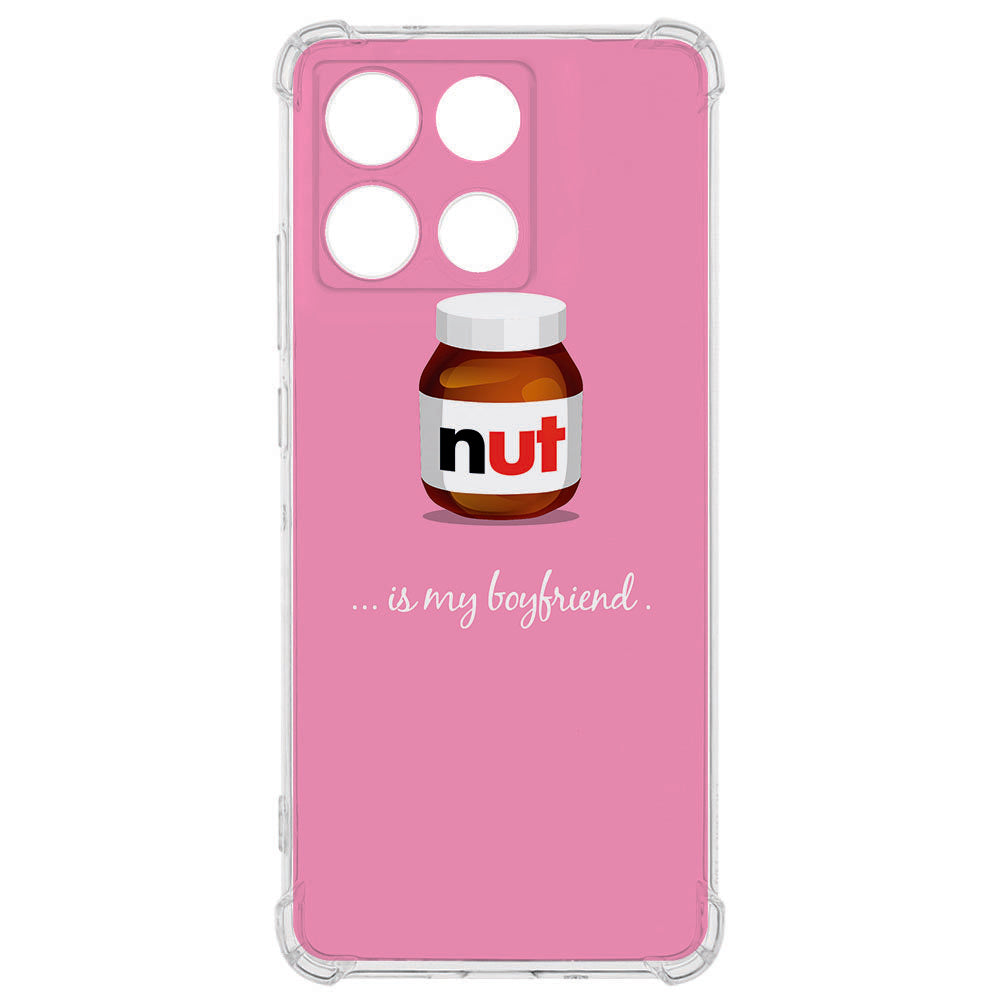 Motorola Moto G56 TPU Telefoonhoesje Nut Boyfriend achterkant