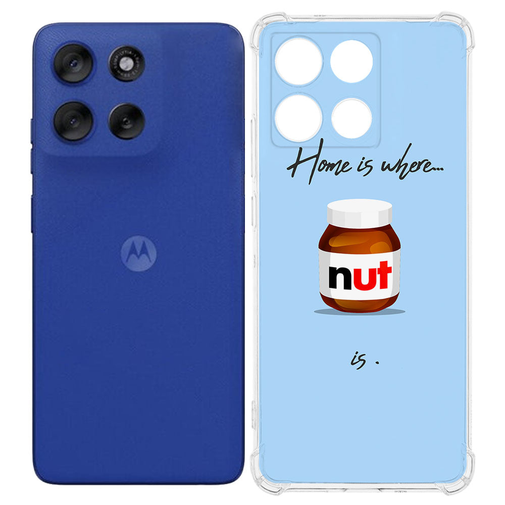 Motorola Moto G56 TPU Telefoonhoesje Nut Home backcover achterzijde voorzijde