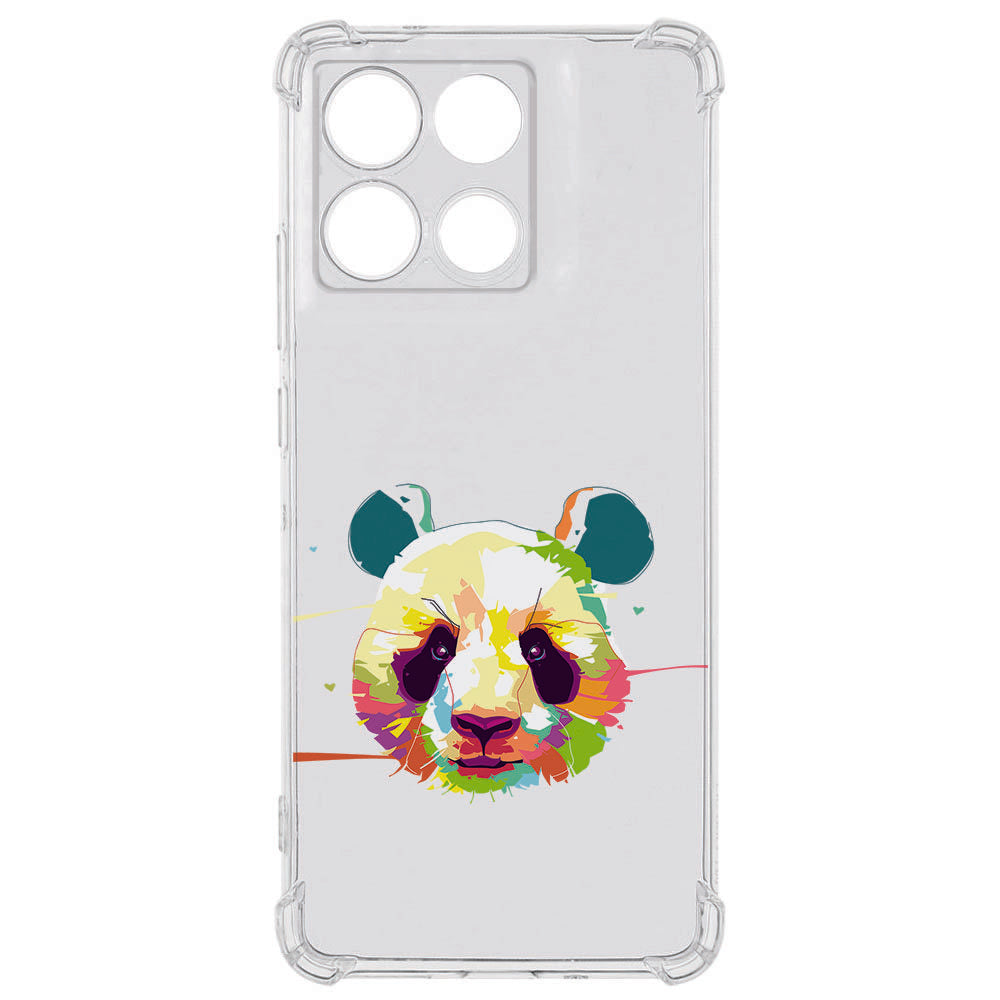 TPU Telefoonhoesje Motorola Moto G56 Panda Color backcover voorzijde