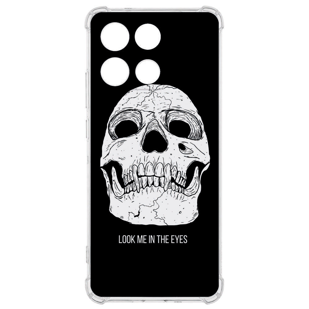 TPU Telefoonhoesje Motorola Moto G56 Skull Eyes backcover skull design voorkant