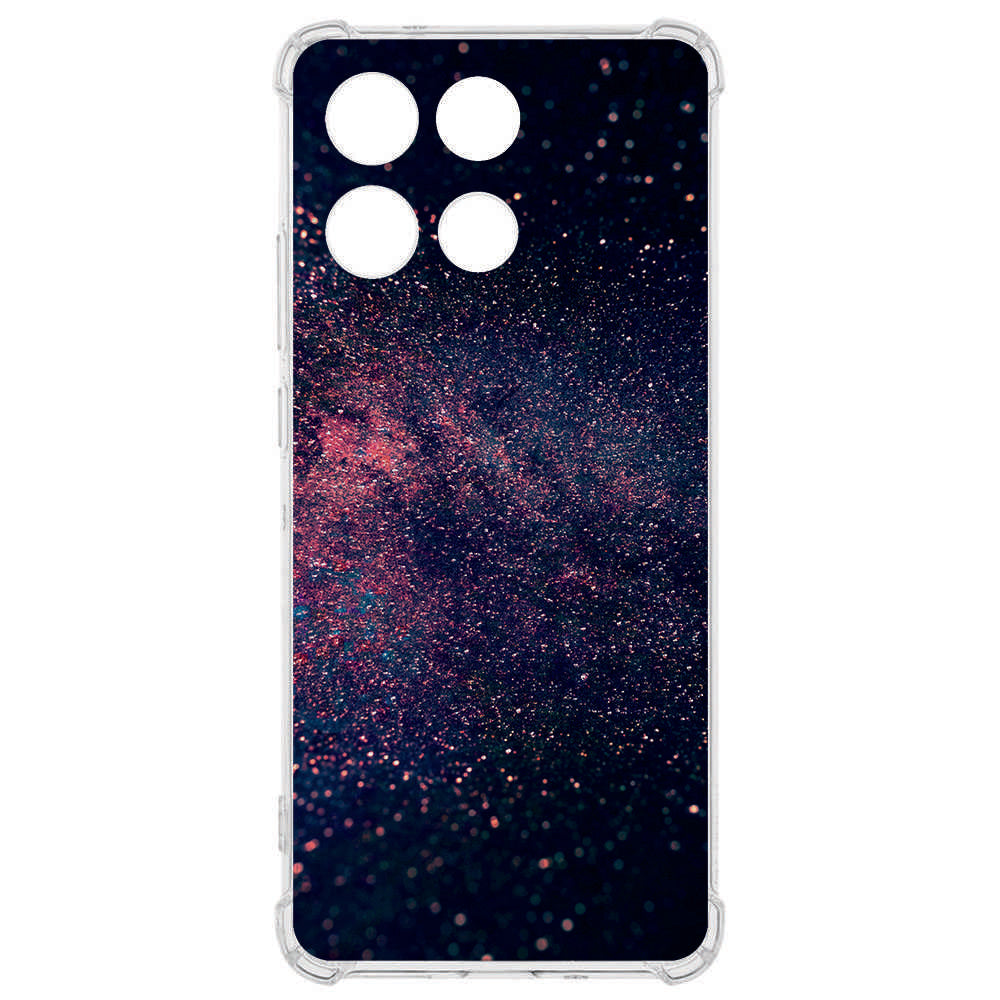 TPU Telefoonhoesje Motorola Moto G56 Stars backcover design sterren patroon aanzicht