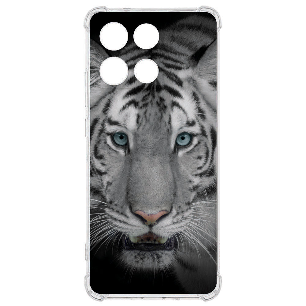 Motorola Moto G56 TPU Telefoonhoesje Tijger backcover tijgerdesign voorkant