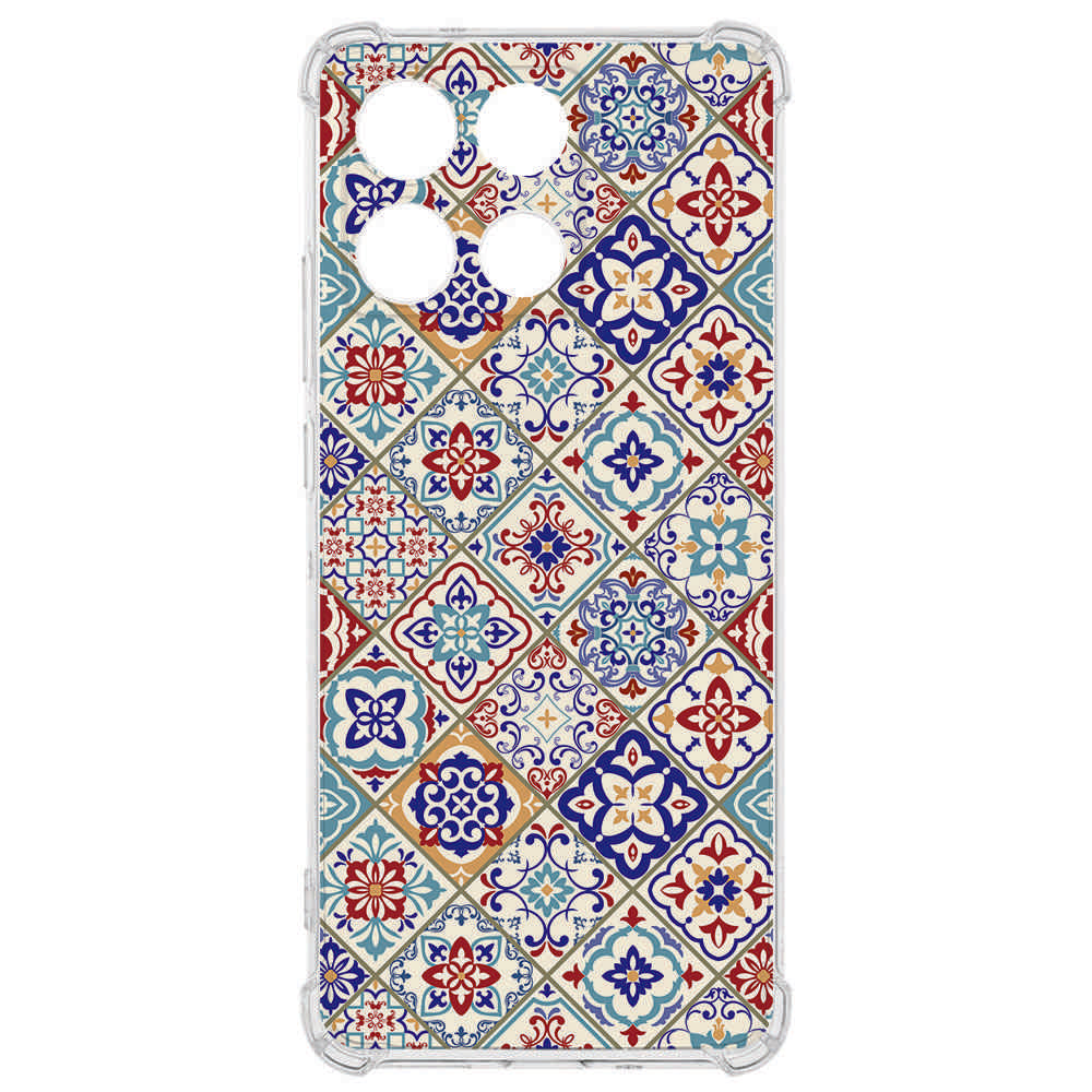 TPU Telefoonhoesje Motorola Moto G56 Tiles Color backcover achterkant design