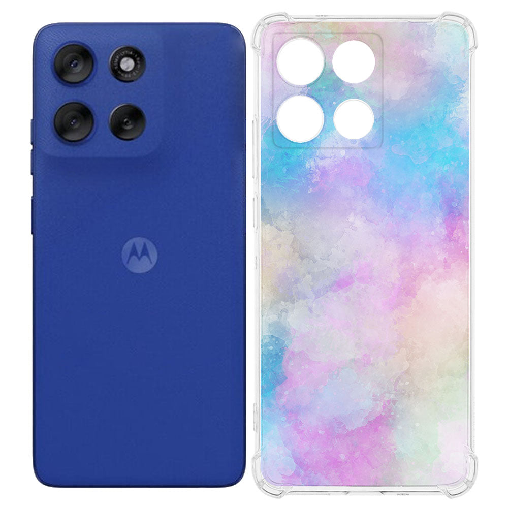 TPU Telefoonhoesje Motorola Moto G56 Watercolor Light backcover achterzijde