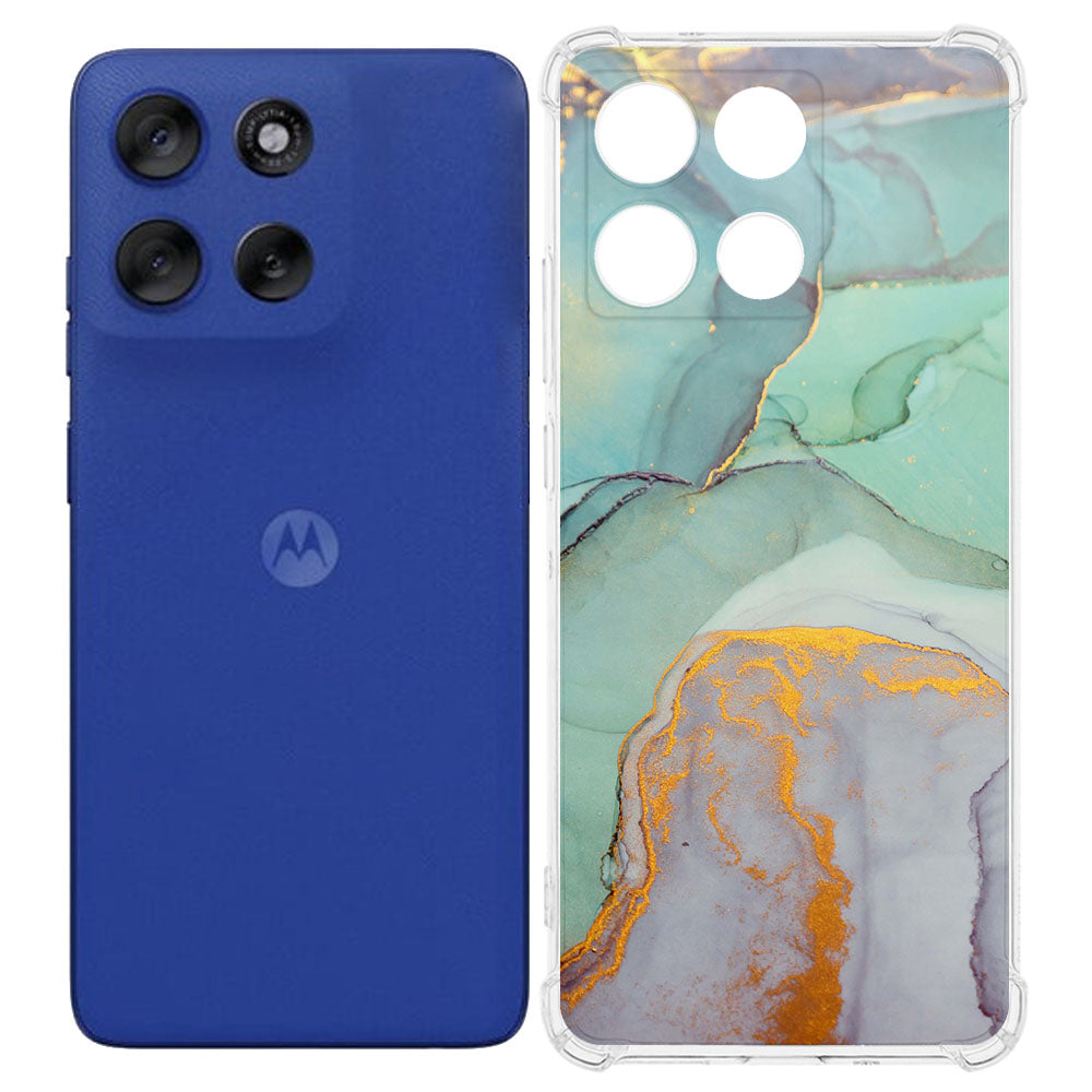 Motorola Moto G56 TPU Telefoonhoesje Watercolor Mix backcover achterkant zijkant