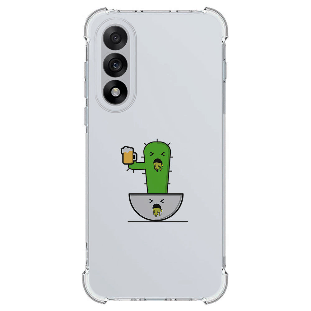 TPU Telefoonhoesje OnePlus Nord 5 - Braktus schokabsorberende backcover cactus afbeelding ontwerp