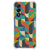 TPU Telefoonhoesje OnePlus Nord 5 - Funky Retro schokabsorberende backcover geometrisch design kleurrijk aanzicht