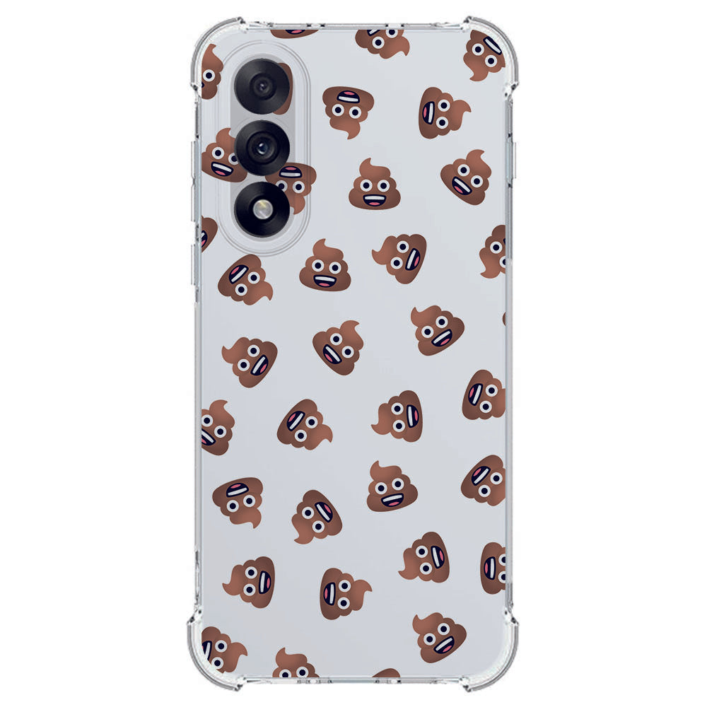 TPU Telefoonhoesje OnePlus Nord 5 Poep Emojis schokabsorberende backcover design poep emojis aanzicht