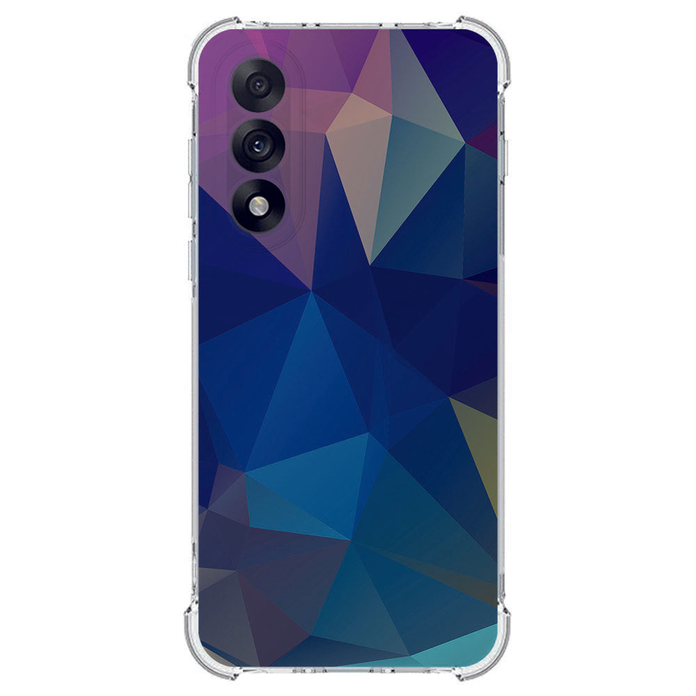 TPU Telefoonhoesje OnePlus Nord 5 Polygon Dark backcover geometrisch design