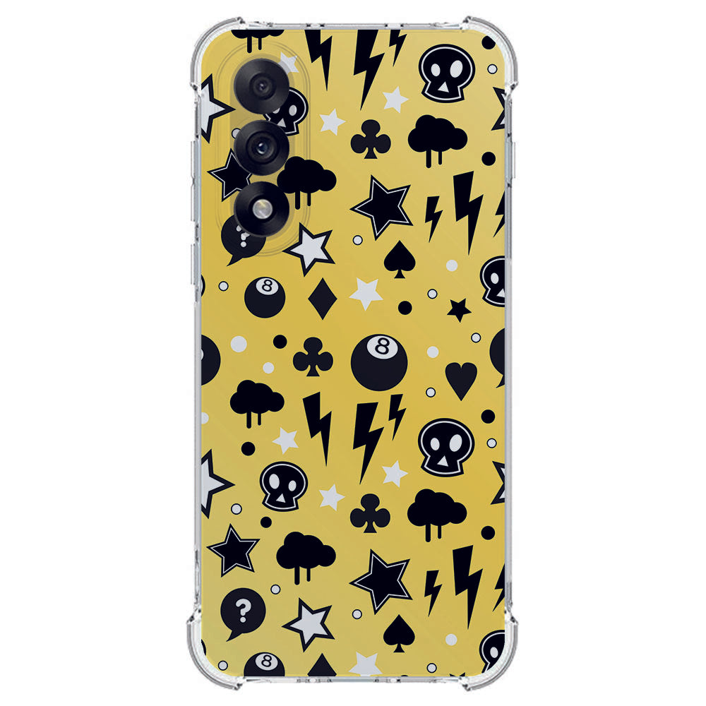 OnePlus Nord 5 TPU Telefoonhoesje Punk Yellow schokabsorberende backcover achterzijde