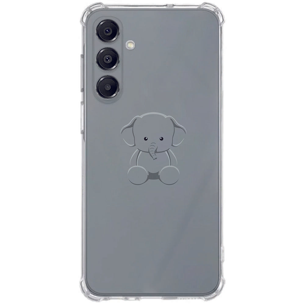 TPU Telefoonhoesje Samsung Galaxy A17 Baby Olifant schokabsorberende backcover achterzijde